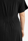 Eyelet Trim Knit Maxi Dress, , alternate image number null