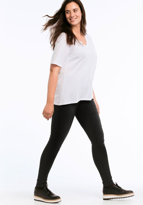 4-Pocket Stretch Jeggings, , alternate image number null