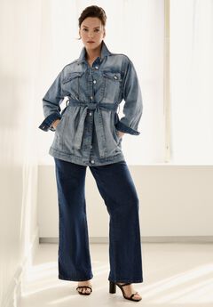 Belted Denim Jacket