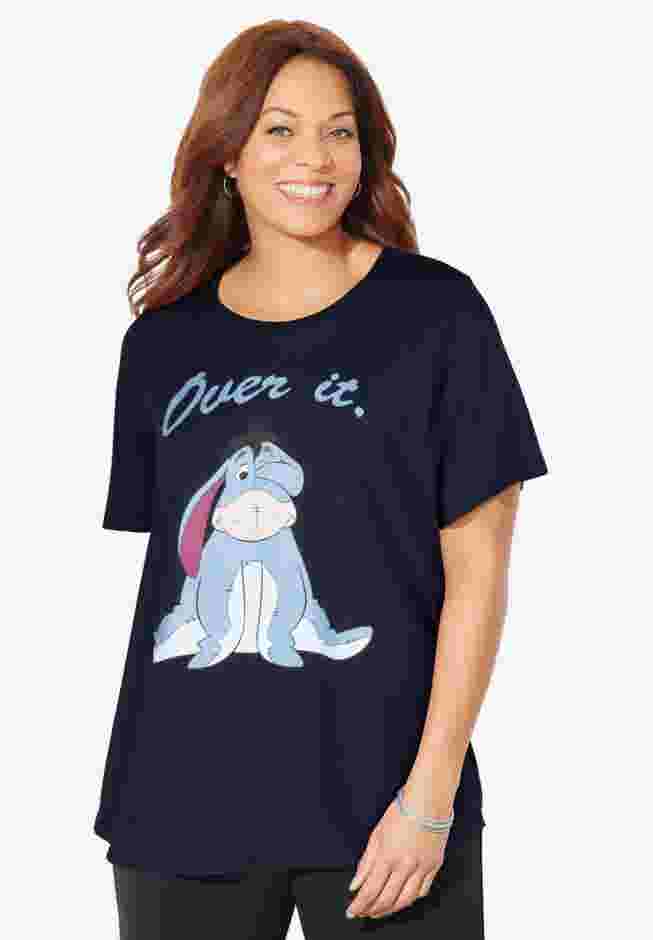 Disney Navy Eeyore Short-Sleeve Tee image number 0