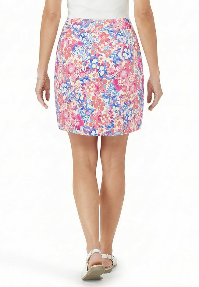 Adjustable Waist Chino Skort image number 1