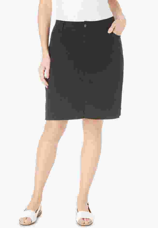 Adjustable Waist Chino Skort image number 0