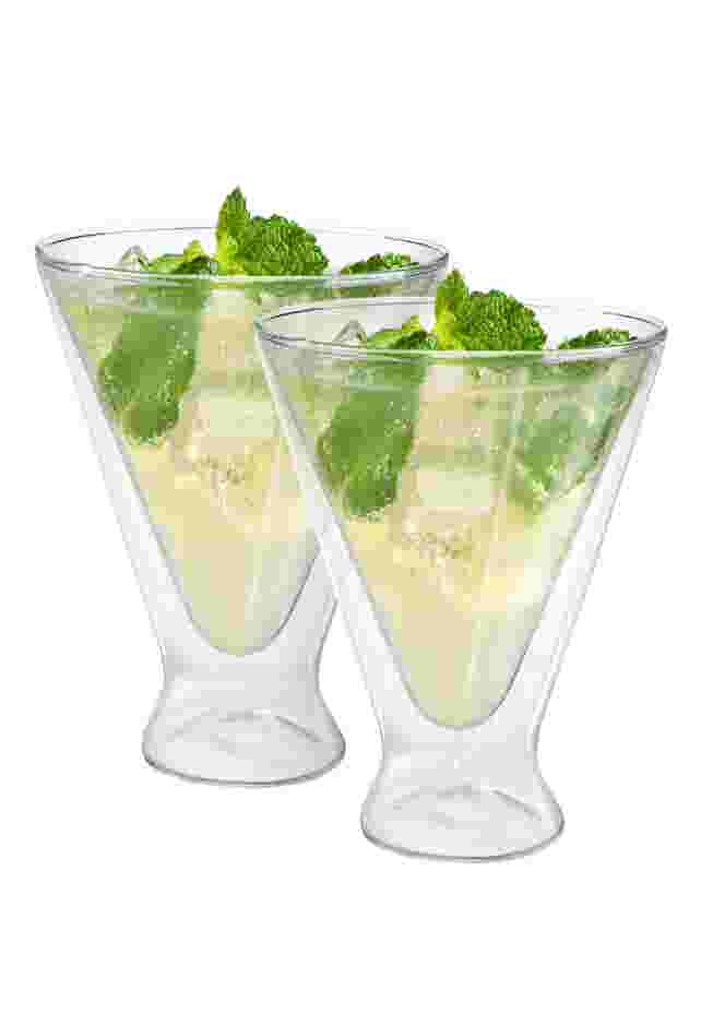 10 oz. Double Wall Martini Glasses, Set of 2 image number 0