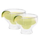 10 oz. Double Wall Margarita Glasses, Set of 2 image number null
