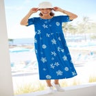 Stamped Empire Waist Dress image number null