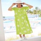 Stamped Empire Waist Dress image number null