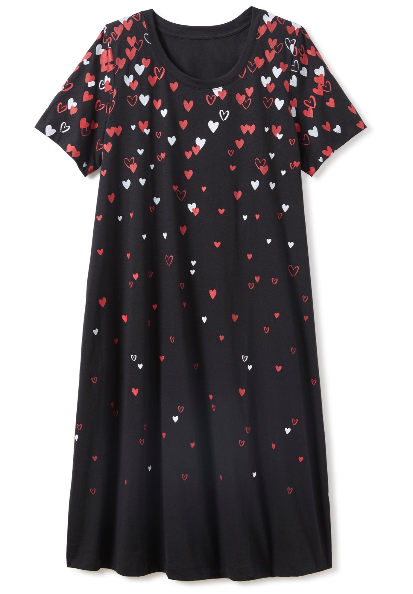 Perfect Short-Sleeve Crewneck Tee Dress image number 1