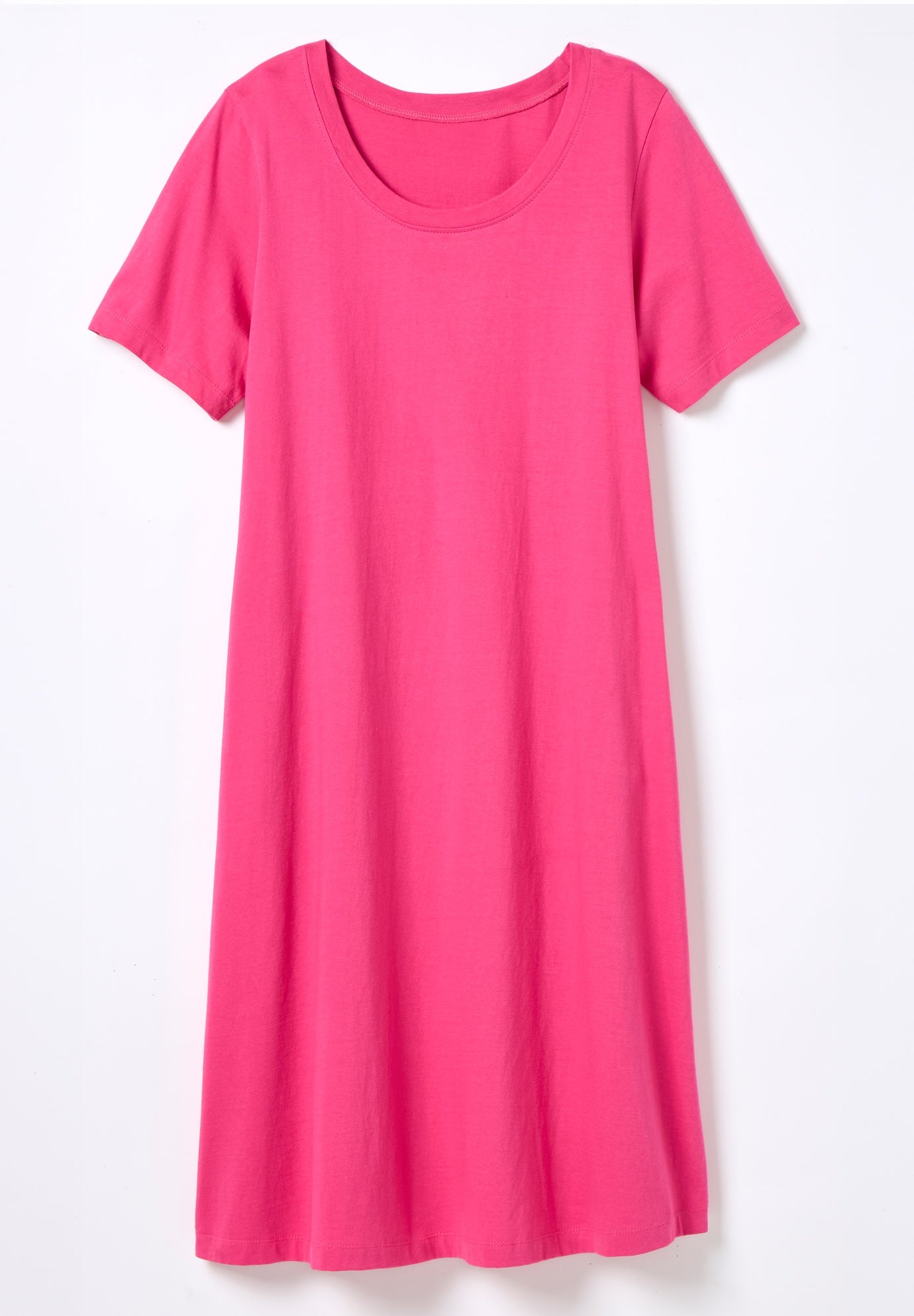 Perfect Short-Sleeve Crewneck Tee Dress image number 1