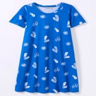 Perfect Short-Sleeve Crewneck Tee Dress image number null