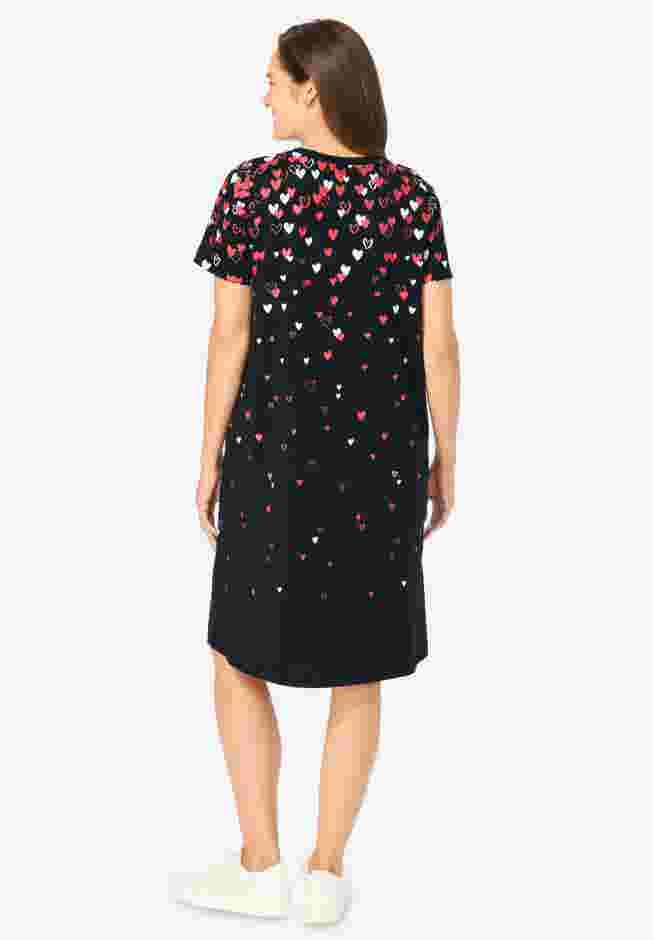 Perfect Short-Sleeve Crewneck Tee Dress image number 1