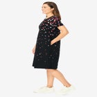 Perfect Short-Sleeve Crewneck Tee Dress image number null