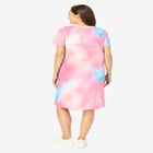 Perfect Short-Sleeve Crewneck Tee Dress image number null