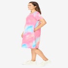 Perfect Short-Sleeve Crewneck Tee Dress image number null