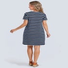 Perfect Short-Sleeve Crewneck Tee Dress image number null