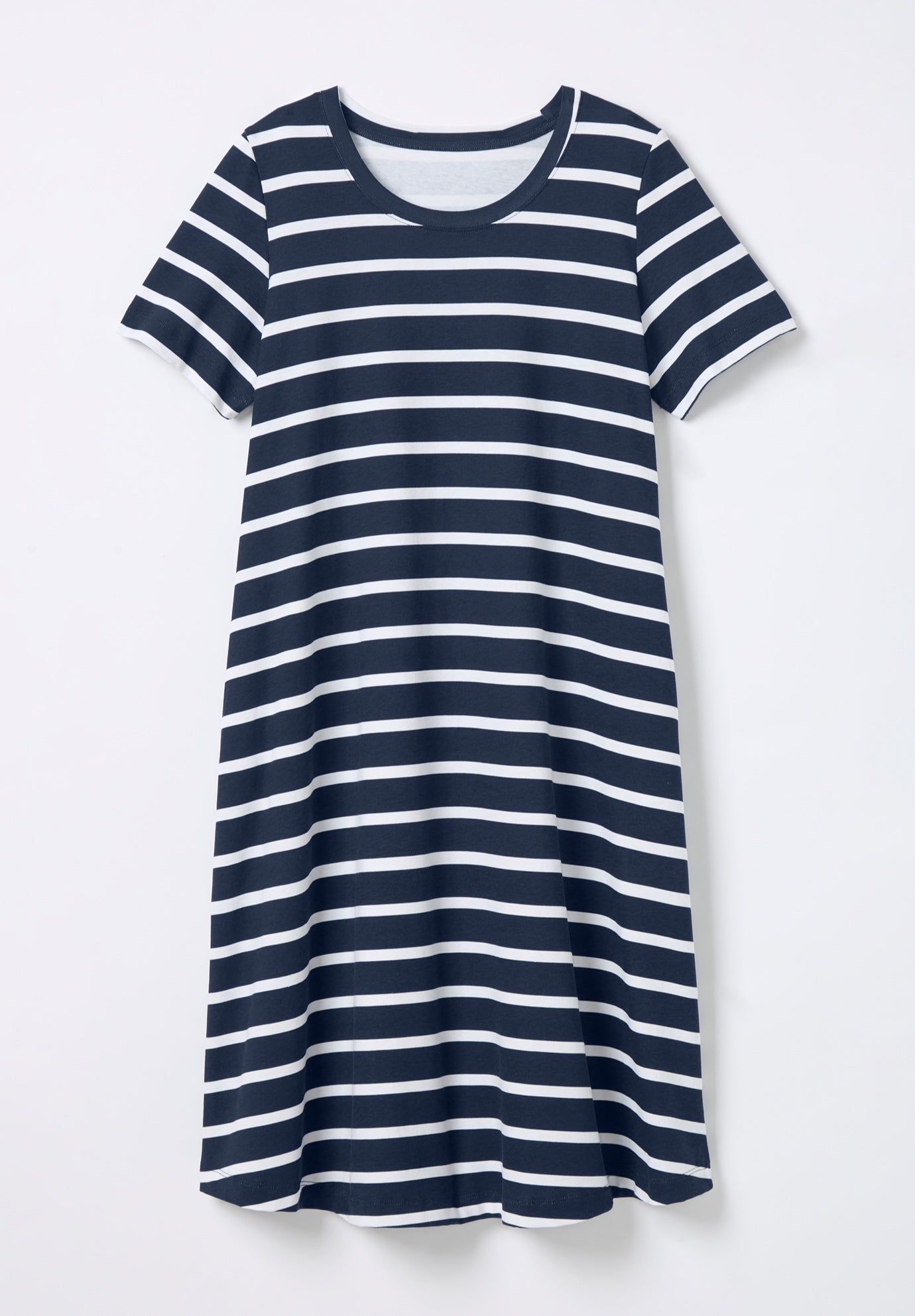 Perfect Short-Sleeve Crewneck Tee Dress image number 3