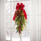 Pre-Lit Winterberry Hanging Swag image number null