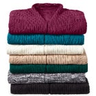 Open Front Pointelle Cardigan image number null