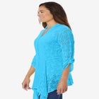 Open Front Pointelle Cardigan image number null