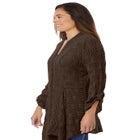 Open Front Pointelle Cardigan Sweater image number null