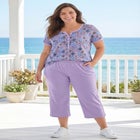 7-Day Knit Capri image number null