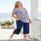 7-Day Knit Capri image number null