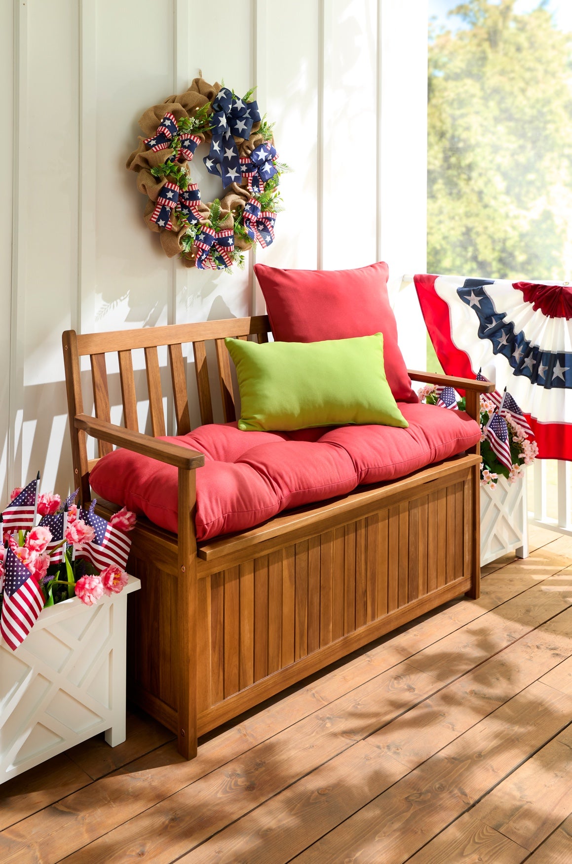 Lucas Outdoor Storage Bench image number 0