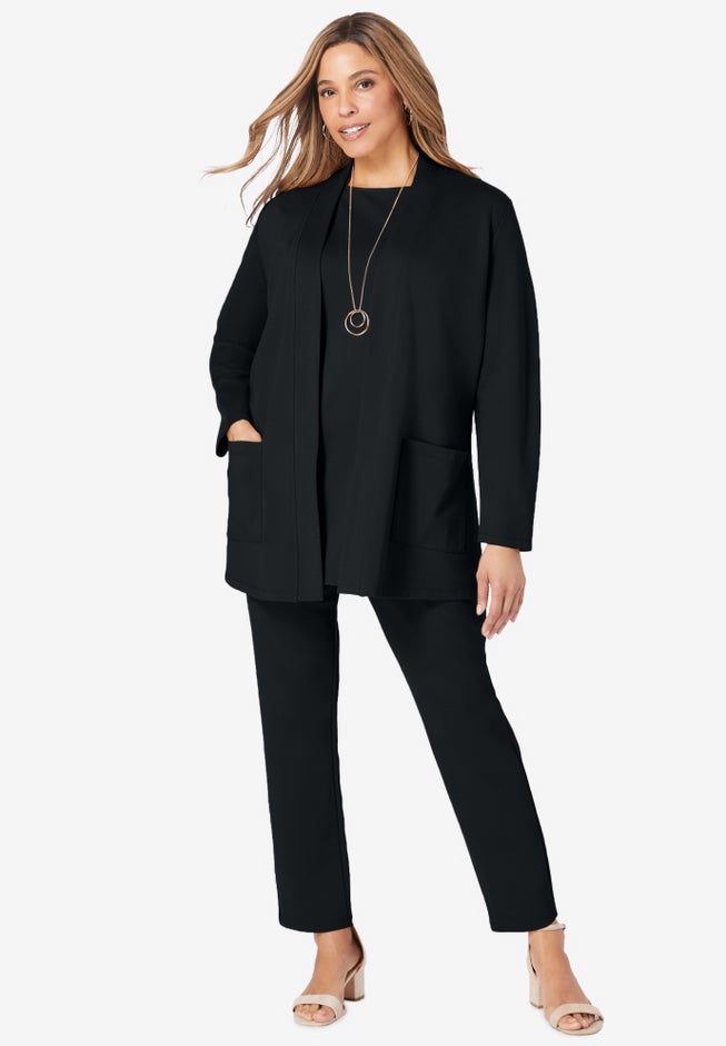 3 Piece Ponte Pant Set image number null