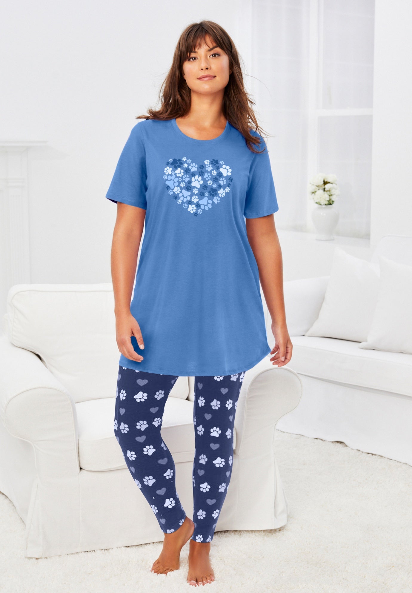 Graphic Tunic PJ Set image number 5