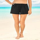 Wide-Band Swim Short with Built-In Brief image number null