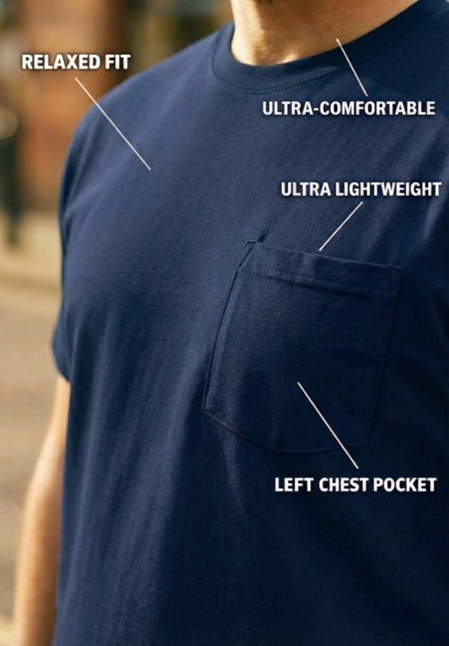 The Ultra-Light Comfort Pocket Tee image number 1