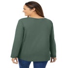 Perfect Long-Sleeve V-Neck Tee image number null