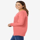 Perfect Long-Sleeve V-Neck Tee image number null