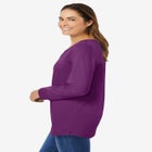 Perfect Long-Sleeve V-Neck Tee image number null