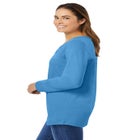 Perfect Long-Sleeve V-Neck Tee image number null