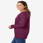 Perfect Long-Sleeve V-Neck Tee image number null