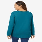 Perfect Long-Sleeve V-Neck Tee image number null
