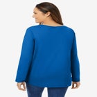 Perfect Long-Sleeve V-Neck Tee image number null