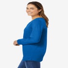 Perfect Long-Sleeve V-Neck Tee image number null