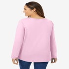 Perfect Long-Sleeve V-Neck Tee image number null