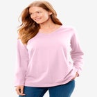 Perfect Long-Sleeve V-Neck Tee image number null