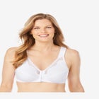 Front-Close Cotton Lace Wireless Posture Bra 5100531 image number null