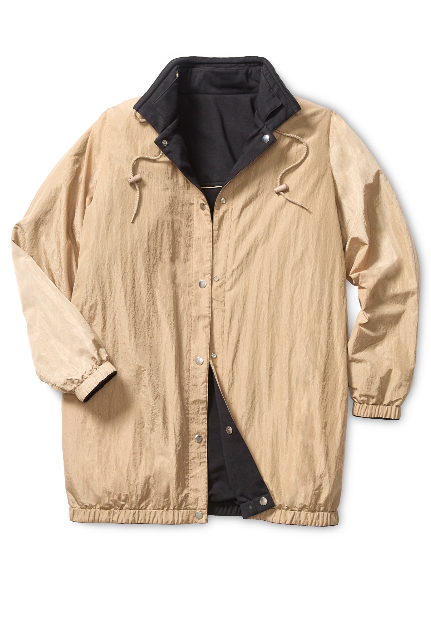 Fleece Nylon Reversible Jacket image number 1