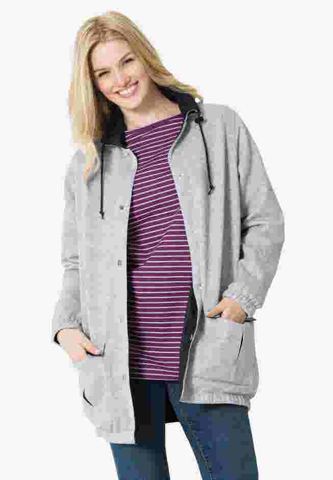 Fleece Nylon Reversible Jacket image number 6