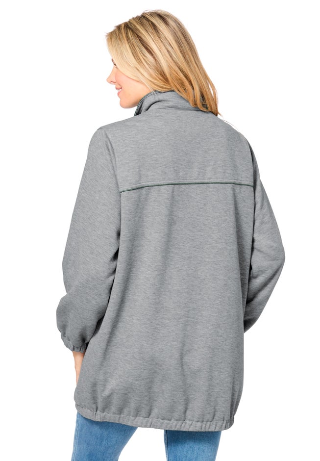 Fleece Nylon Reversible Jacket image number 3