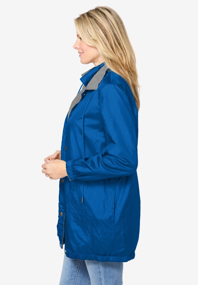 Fleece Nylon Reversible Jacket image number 2