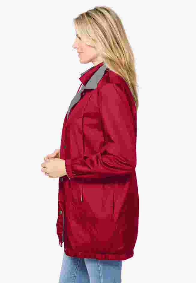 Fleece Nylon Reversible Jacket image number 2