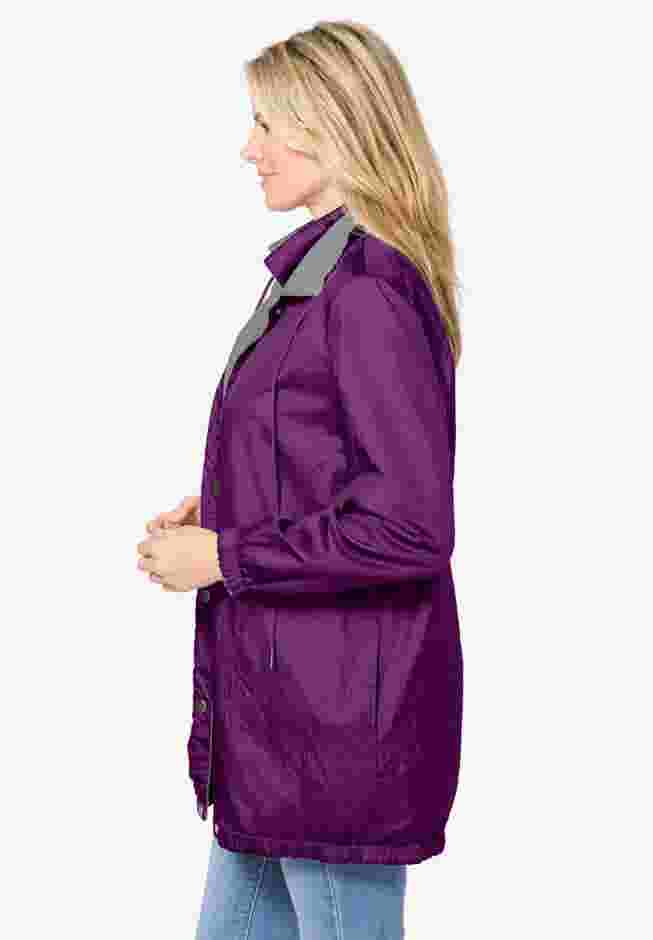 Fleece Nylon Reversible Jacket image number 2