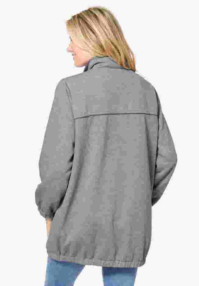 Fleece Nylon Reversible Jacket image number 3