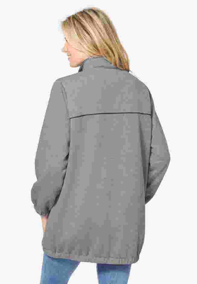 Fleece Nylon Reversible Jacket image number 3