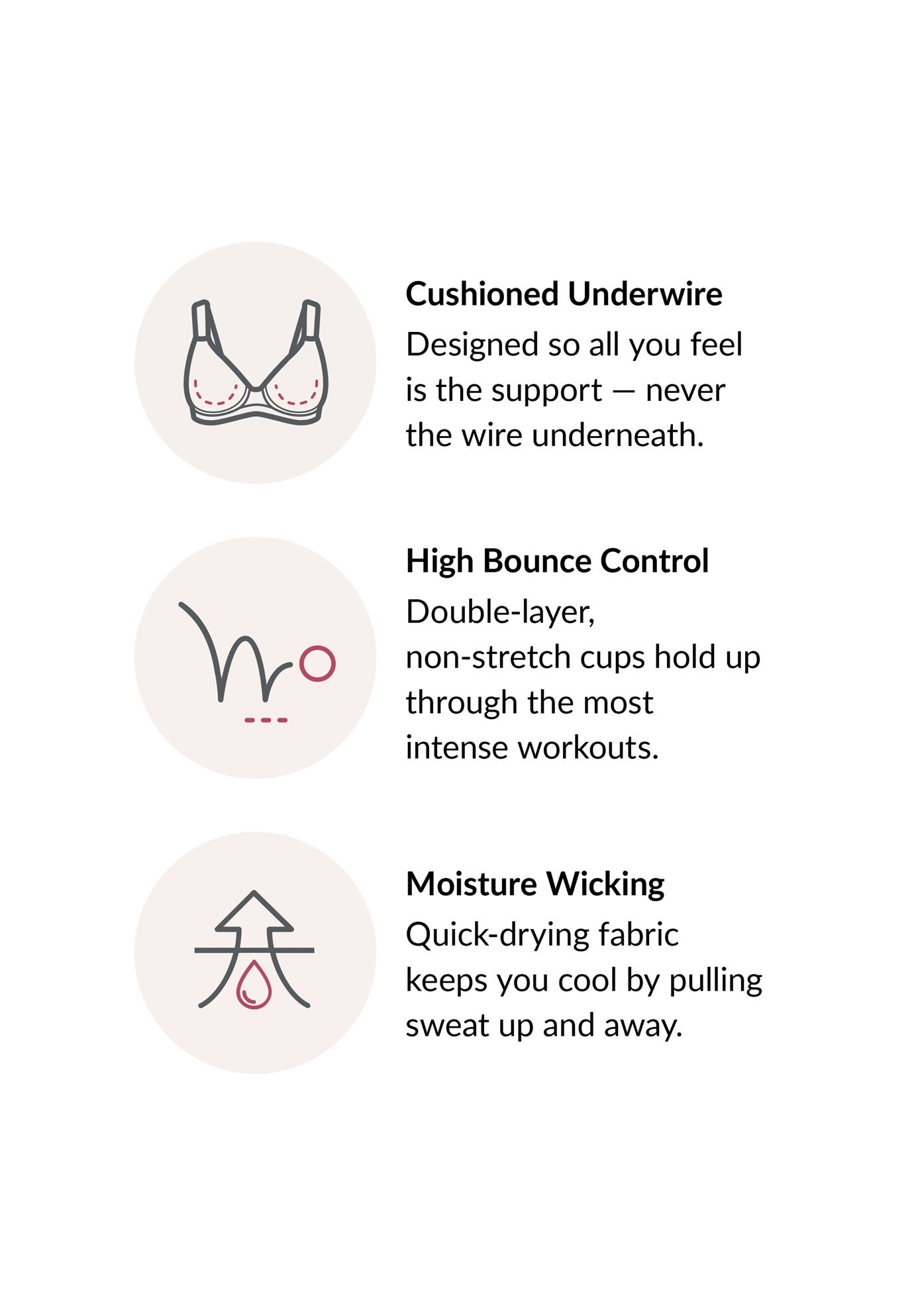 Glamorise® Wonderwire® High-Impact Underwire Sport Bra 9066 image number 3